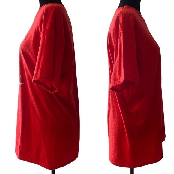 Handcrafted Georgia Vs. All Y’all Glitter Vinyl Short Sleeve T-Shirt Size Large - Picture 3 of 11